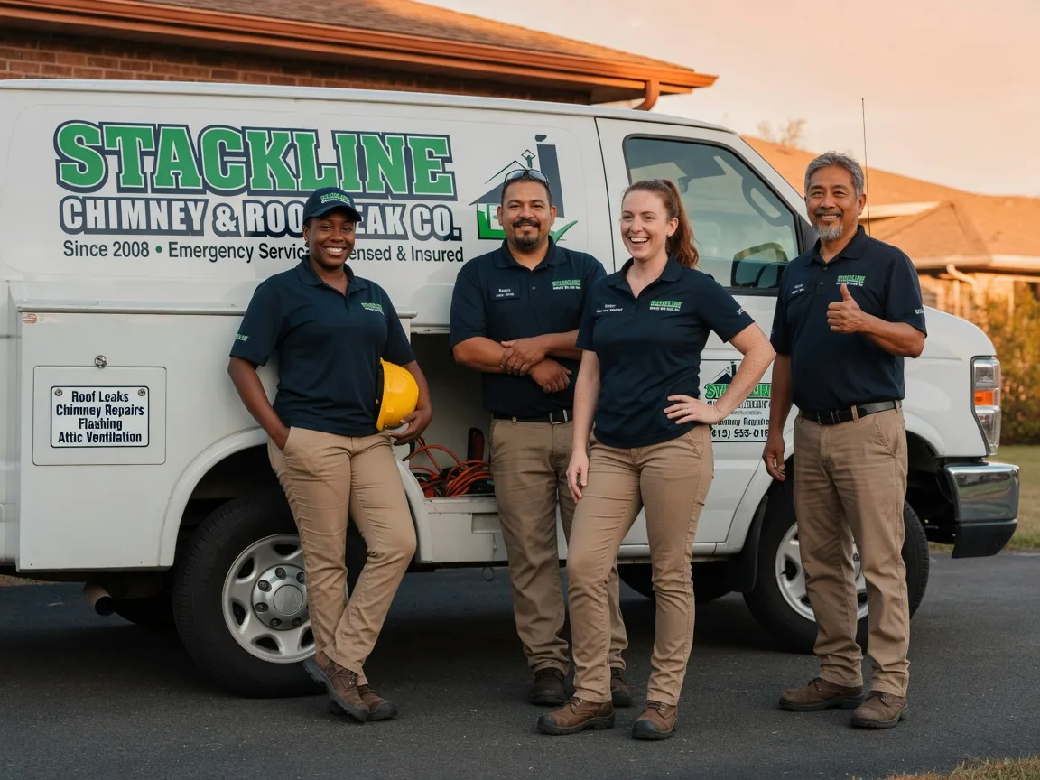 Chimney flashing repair company in Robbinsville, NC